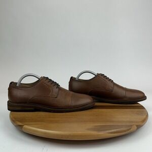 Mens Warfield & Grand‎ Morgan Brown Leather Cap Toe Oxfords Dress Shoes Size 8 D